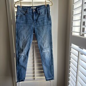 Madewell Women's 9” High Rise Skinny Straight Leg Blue Jeans Size 28 (US 6)